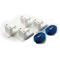 Fixing kit for tanks and liferaft made of 4 brackets- white - ST2339 - CanSB 